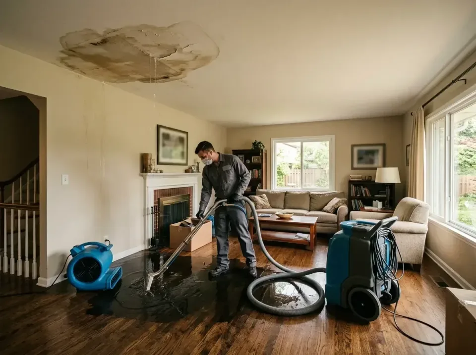 attic-pipe-burst-ceiling-drip-008 — frequently asked questions, Water Damage Restoration & Carpet Care in Fellsmere, FL